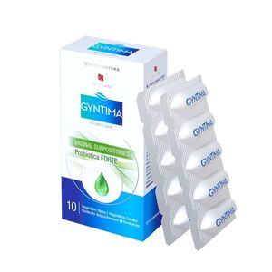 Gyntima Probiotica Forte vaginální čípky 10 ks obraz