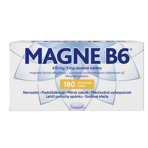 Magne B6 470 mg/5 mg 180 tablet obraz