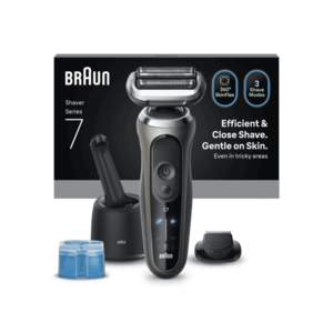 Braun Series 7 72-C7200CC elektrický holicí strojek + stanice SmartCare + 1 nástavec zlatý obraz