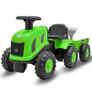Baby Mix Dětské odrážedlo traktor s vlečkou Benny zelený obraz