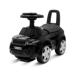 Baby Mix Dětské odrážedlo SUV Prime černé v kůži obraz