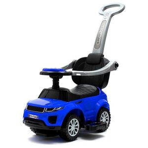 Baby Mix Dětské hrající odrážedlo s vodící tyčí SUV 3v1 modré obraz