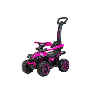 Baby Mix Dětské odrážedlo Mega s vodící tyčí růžové obraz