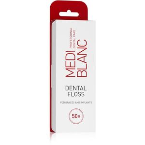 MEDIBLANC Dentální nit pro rovnátka a implantáty 50 ks obraz
