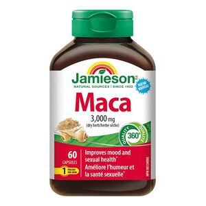 Jamieson Maca 3000 mg 60 kapslí obraz