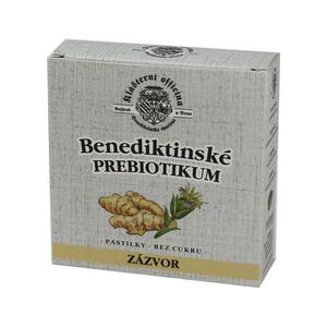 Klášterní officína Benediktinské prebiotikum Zázvor 20 pastilek obraz