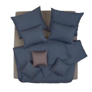 SCANquilt povlečení KLASIK PLUS UNI šedomodrá 140 x 200/70 x 90 cm obraz