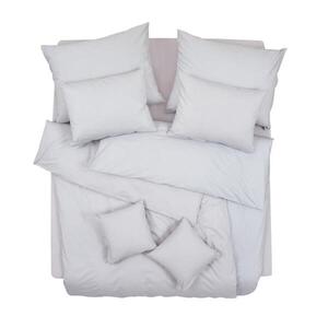 SCANquilt povlečení KLASIK PLUS UNI světle šedá 140 x 200/70 x 90 cm obraz
