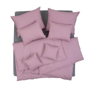 SCANquilt povlečení KLASIK PLUS UNI starorůžová 140 x 200/70 x 90 cm obraz
