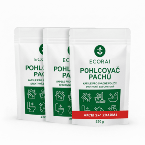 ecorai Pohlcovač pachů Expert, kapsle 250 g - výhodné balení 2 + 1 obraz