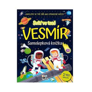 JIRI MODELS Samolepková knížka Svítí ve tmě Vesmír 1 ks obraz