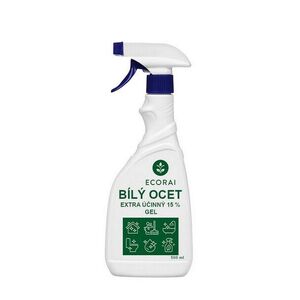 Ecorai Ocet bílý 15 % extra účinný gel - rozprašovač 500 ml obraz