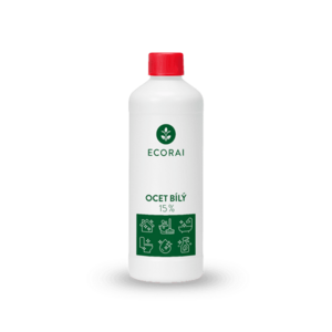 Ecorai Ocet bílý 15 % láhev 1 l obraz