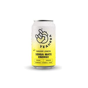 Yeahrba Mate Energy Drink Ginger Lemon 330 ml obraz