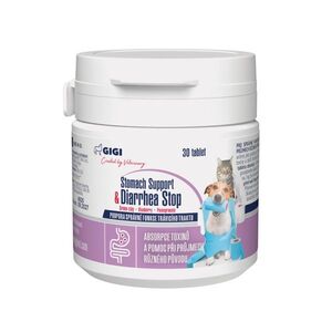 GIGI Stomach Support&Diarrhea Stop pro malé psy & kočky 30 tablet obraz