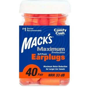MACKS Maximum Protection špunty do uší 40 párů obraz