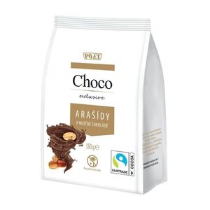 POEX Choco Exclusive Arašídy v mléčné čokoládě 150 g obraz