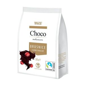 POEX Choco Exclusive Brusnice v hořké čokoládě 150 g obraz