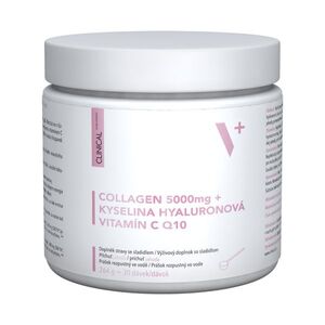 Clinical Collagen 5000 mg + kyselina hyaluronová + vitamin C & Q10 264 g obraz