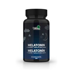 Naturprodukt Melatonin + L-tryptofan + byliny 60 kapslí obraz