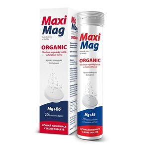 MaxiMag Organic 20 šumivých tablet obraz