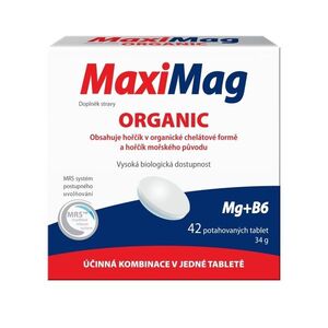 MaxiMag Organic 42 potahovaných tablet obraz