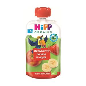 Hipp BIO Kapsička jablko-banán-jahoda 100 g obraz