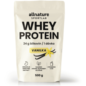 Allnature Sportlab Whey Protein Vanilka 500 g obraz