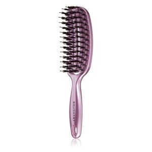 BrushArt Hair Ventilační kartáč s kančími štětinami S 1 ks Metallic Pink obraz