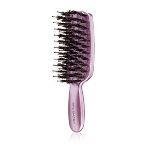 BrushArt Hair Ventilační kartáč s kančími štětinami Mini 1 ks Metallic Pink obraz