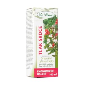 Dr. Popov Tlak srdce bylinné kapky 100 ml obraz