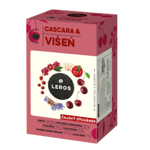 Leros Čajový dýchánek Cascara&višeň 20x2 g obraz
