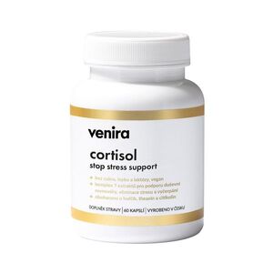 Venira Cortisol stop stress support 60 kapslí obraz