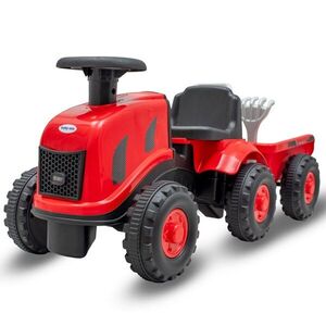 Baby Mix Dětské odrážedlo traktor s vlečkou Benny červený obraz