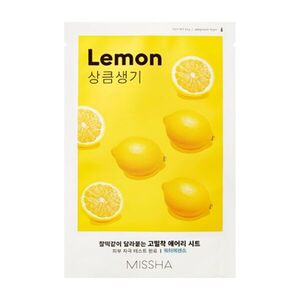 Missha Airy Fit Lemon rozjasňující plátýnková maska 19 g obraz