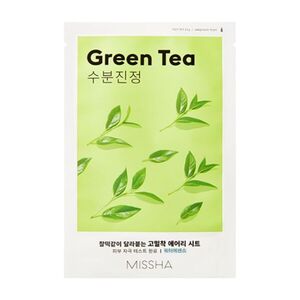 Missha Airy Fit Green Tea zklidňující plátýnková maska 19 g obraz