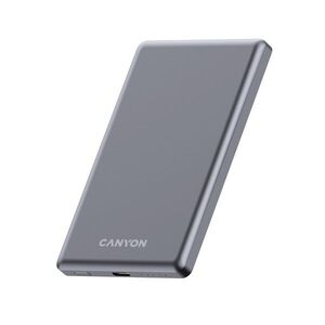Canyon Power bank PB-505 slim Magsafe 5000 mAh PD20W Dark Grey obraz