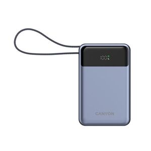 Canyon Power Bank PB-600, 20000mAh PD65W, dark grey obraz