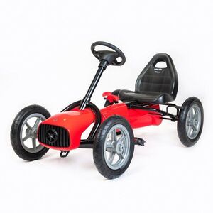 Baby Mix Dětská šlapací motokára Go-kart Buggy červená obraz