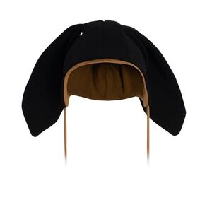 New Baby Kojenecká bavlněná čepička s oušky Favorite černá, vel. 74 (6-9m) obraz