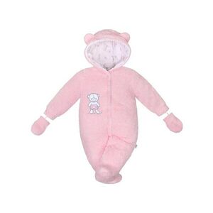 New Baby Zimní kombinézka Nice Bear růžová, vel. 68 (4-6m) obraz