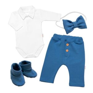 Baby Nellys 4D sada pro chlapečky Baby Elegán - modrý, vel. 62 obraz