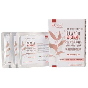 BiCroma Bio-exfoliační rukavice na obličej & tělo 3 kusy 20 ml obraz