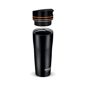 LAMART LT4051 Manq 360 ml termohrnek černá/oranžová obraz
