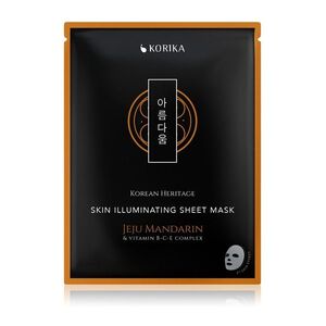 KORIKA Korean Heritage Jeju mandarinka rozjasňující sheet maska 25 g obraz