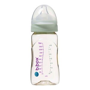 B.BOX Antikoliková kojenecká láhev 240 ml - zelená obraz