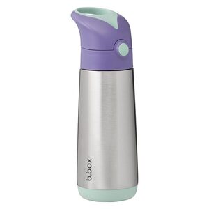 B.BOX Termoska na pití s brčkem 500 ml - lilac pop obraz