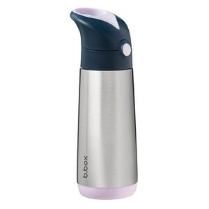 B.BOX Termoska na pití s brčkem 500 ml - indigo/růžová obraz
