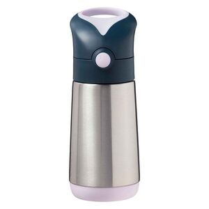 B.BOX Termoska na pití s brčkem 350 ml - indigo/růžová obraz