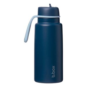 B.BOX Nerezová termolahev s brčkem 1l - midnight obraz
